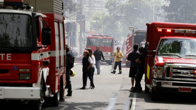 Incendio afectó a constructora en Viña del Mar