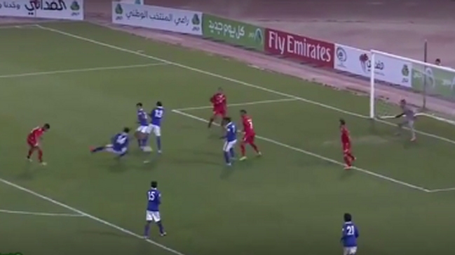 Jonathan Cantillana abrió la cuenta en goleada de Palestina sobre Malasia