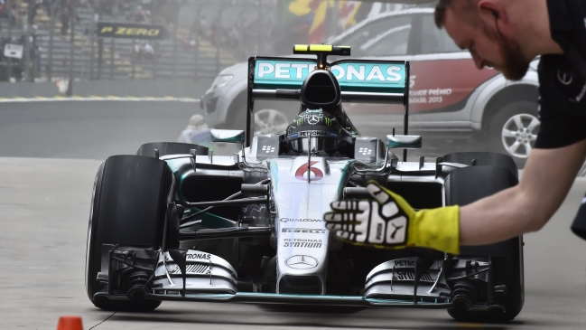 Rosberg fue el más rápido en el segundo entrenamiento libre en Interlagos