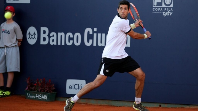 Hans Podlipnik no pudo superar los cuartos de final de singles en Buenos Aires