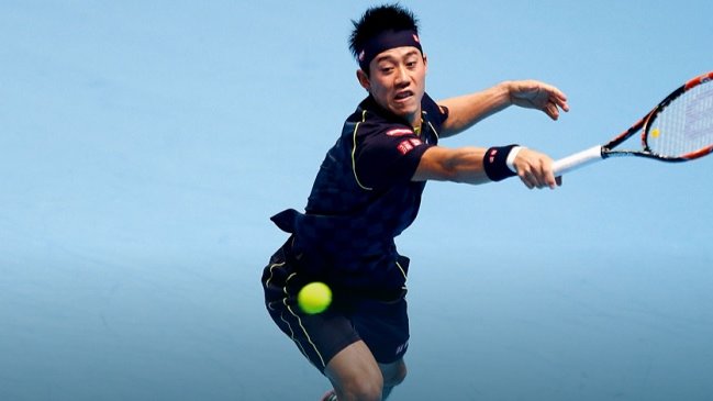 Kei Nishikori superó a Tomas Berdych en el Masters de Londres