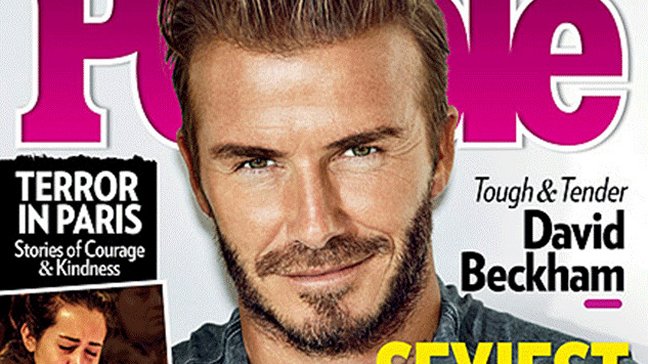 David Beckham fue elegido el hombre más sexy de 2015