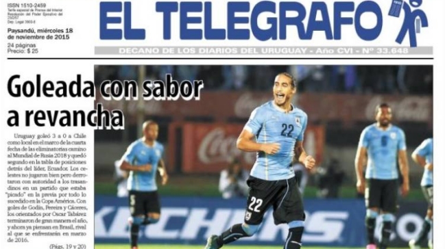 Diarios uruguayos hablan de una 