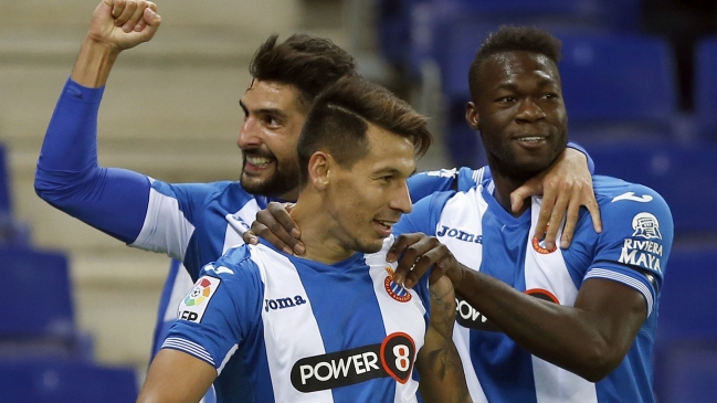 Espanyol de Enzo Roco derrotó a Málaga y escaló en la liga española