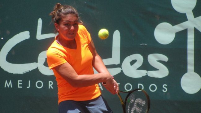 Fernanda Brito se instaló a cuartos de final en el ITF de Las Condes