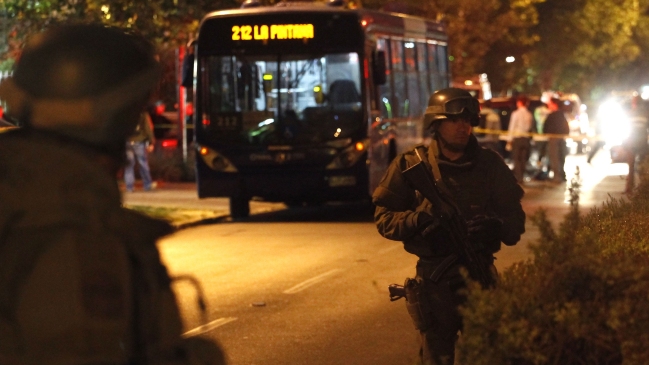 Chofer del Transantiago fue apuñalado en Recoleta