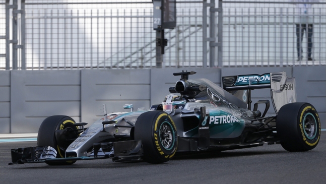 Lewis Hamilton fue el más rápido en el primer entrenamiento libre en Abu Dhabi