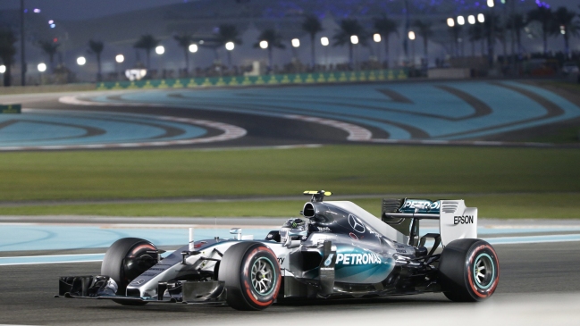 Nico Rosberg se impuso en segundo ensayo en Abu Dhabi