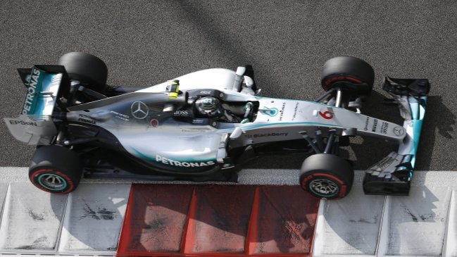 La grilla de largada del Gran Premio de Abu Dhabi de Fórmula 1