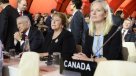 Bachelet entregó su solidaridad a Francia en inicio de Cumbre del Clima