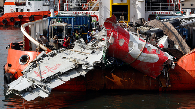 Revelan verdadera causa del accidente del AirAsia en 2014