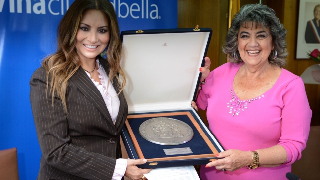 Myriam Hernández fue reconocida en Viña del Mar