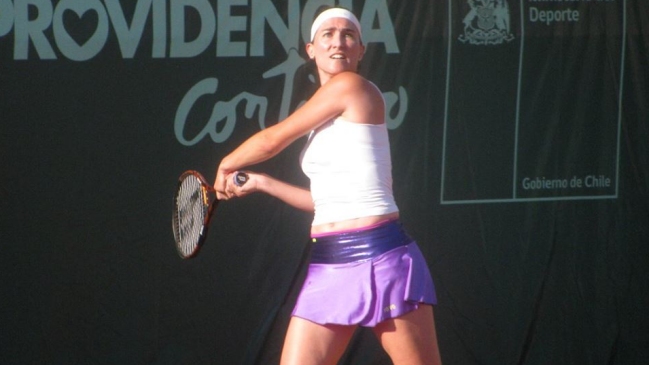 Andrea Koch sufrió dura derrota en la Copa Providencia