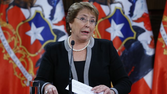 Presidenta Bachelet se declaró 