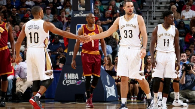 Nueva Orleans Pelicans sorprendió a Cleveland Cavaliers en la NBA