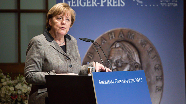 Angela Merkel fue elegida el 