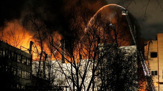 Incendio afectó a centro siquiátrico en Rusia
