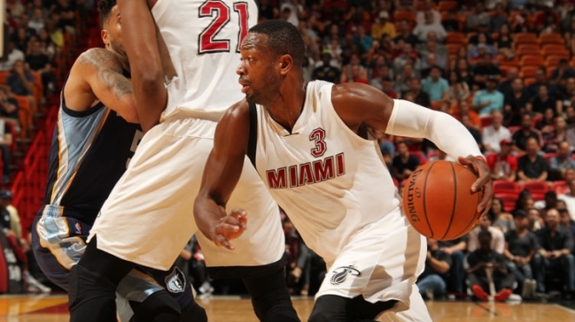 Wade anotó canasta que rompió racha perdedora de Miami