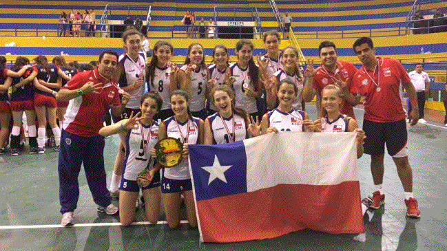 Voleibol: Chile se quedó con el bronce en Sudamericano femenino infantil de Perú