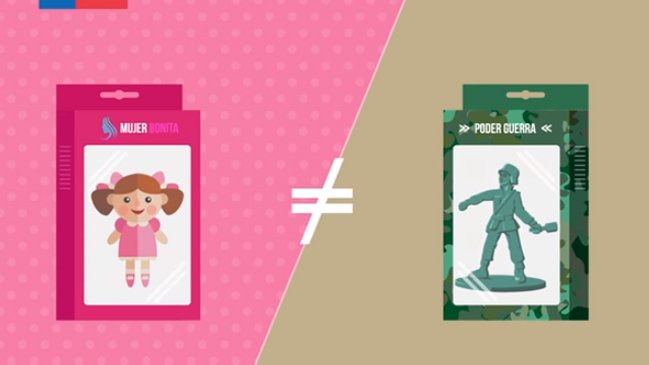 Sernam lanzó campaña navideña para fomentar la igualdad de género en la infancia