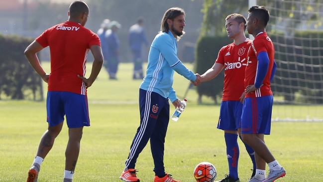 Sebastián Beccacece dirigió su primera práctica en Universidad de Chile