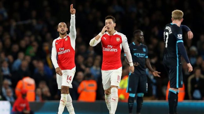 Arsenal sin Alexis superó a Manchester City de Pellegrini y aseguró el segundo lugar