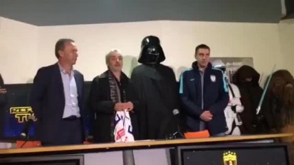 Pachuca presentó a su nuevo refuerzo vestido como "Darth Vader"