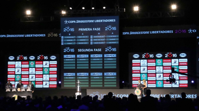 Los equipos chilenos ya tienen rivales para la Copa Libertadores
