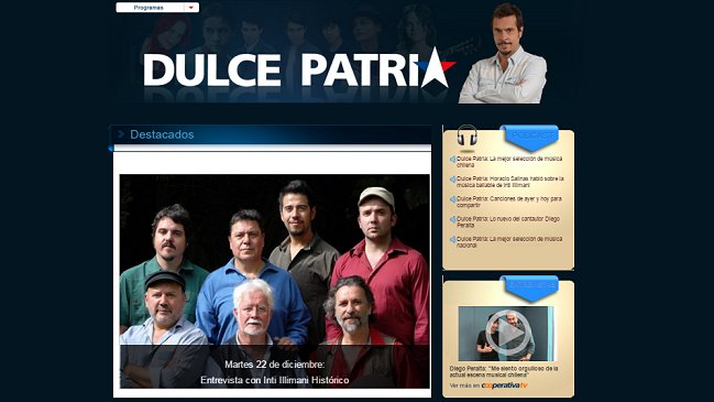 Dulce Patria: Las canciones del 2015