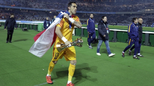 Claudio Bravo terminó sexto en encuesta española para el Mejor de 2015