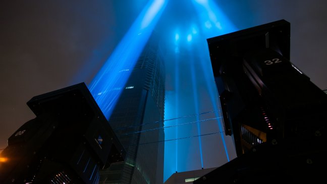 Show de luces más grande de Sudamérica enciende Santiago