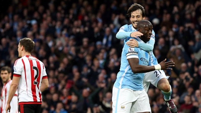 Manchester City goleó a Sunderland en el 