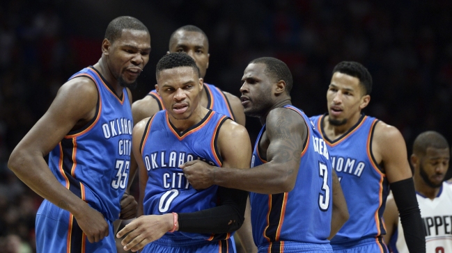 Westbrook y Durant mostraron su rótulo de estrella en triunfo de Oklahoma