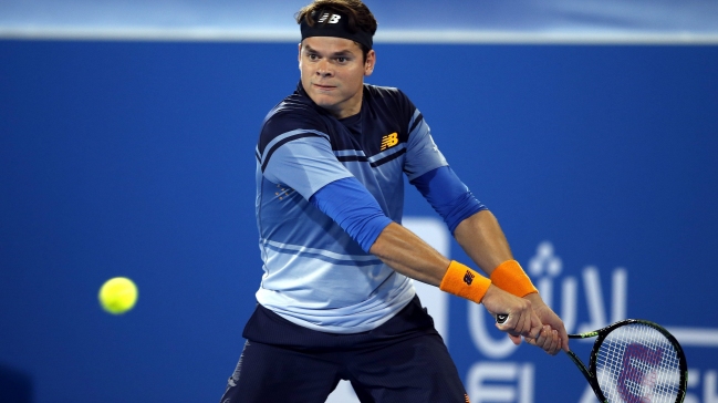 Raonic ganó a Anderson en torneo de exhibición de Abu Dhabi