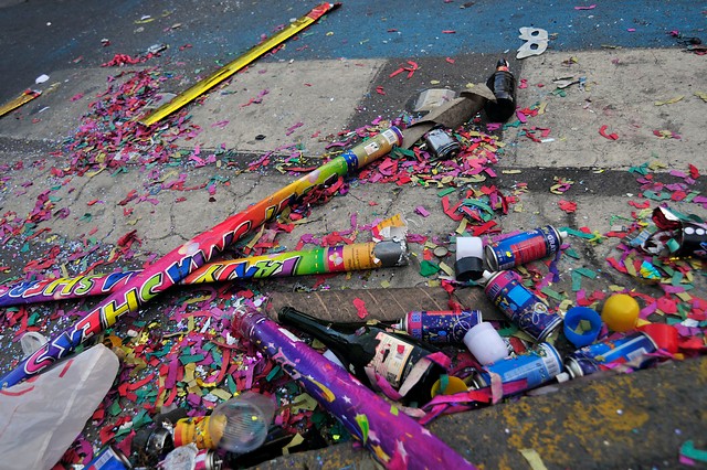 La otra cara de las fiestas: Más de 30 toneladas de basura por show en la Torre Entel