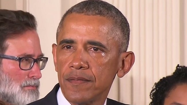 Barack Obama lloró al advertir la 