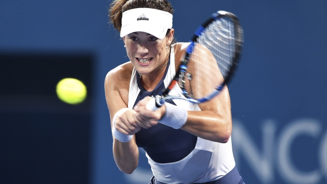Garbiñe Muguruza se retiró en Brisbane por una lesión de tobillo