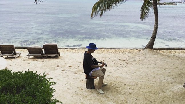 Justin Bieber se relaja y divierte en la Riviera Maya