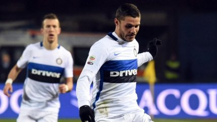 Mauro Icardi marcó el gol del triunfo para Inter de Milán ante Empoli