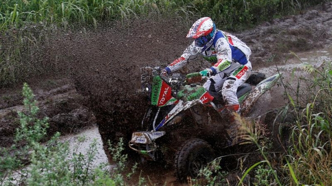 Ignacio Casale perdió el liderato de cuadriciclos tras sufrir problemas en quinta etapa