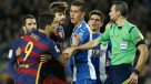 Las provocaciones de Luis Suárez al portero de Espanyol