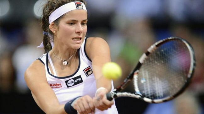 Julia Goerges espera rival en Auckland tras postergación del otro duelo de semifinales