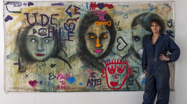 Muestra artística grafica el descontento y las tensiones sociales de nuestro país