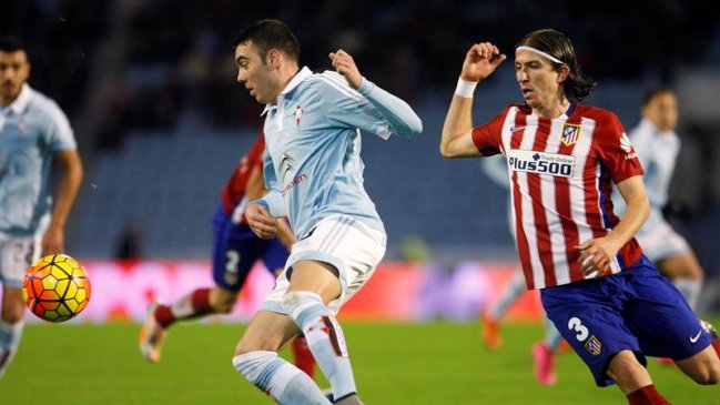 Celta de Vigo de Orellana y Hernández cayó ante Atlético de Madrid