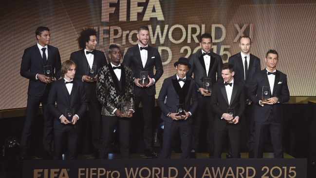 Barcelona y Real Madrid aportaron cuatro jugadores cada uno al Once Ideal 2015