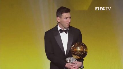   Lionel Messi ganó por quinta ocasión el Balón de Oro 