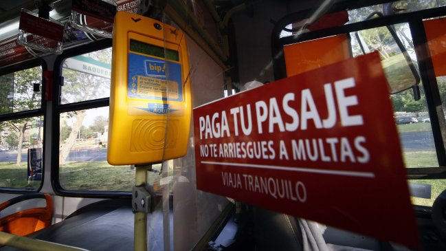 Nueva campaña contra la evasión en el Transantiago