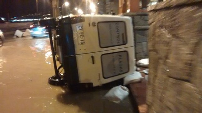 Marejadas causaron daños en costas de la Región de Valparaíso