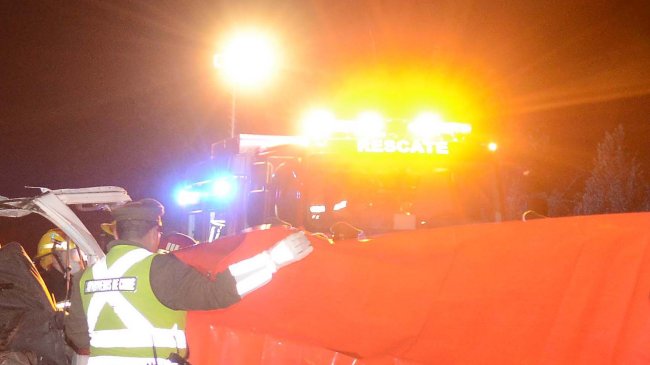 Choque por alcance en la Ruta 5 Norte dejó una persona fallecida