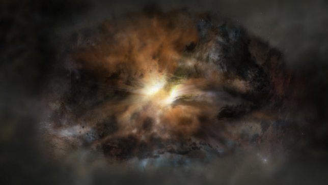 Observan desde Chile las turbulencias de la galaxia más brillante del Universo